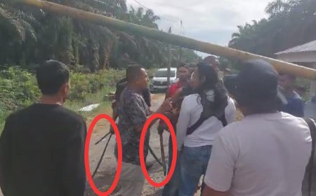 Mencekam! Diduga Sengeketa Lahan di Rohil Nyaris Berdarah