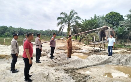 Polsek Tambang Gerak Cepat Cek Langsung Pemberitaan Galian C Ilegal