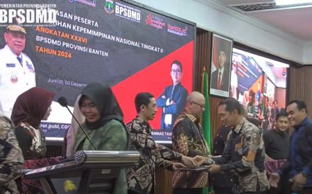 Kadishub Kampar Raih Prestasi Sepuluh Besar pada Pelatihan Kepemimpinan Nasional (PKN) di BPSDMD Provinsi Banten