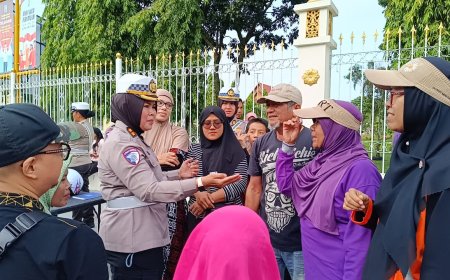 Sukseskan NATARU 2024 - 2025 DITLANTAS POLDA Riau Taja Kampanye Keselamatan di Area CFD
