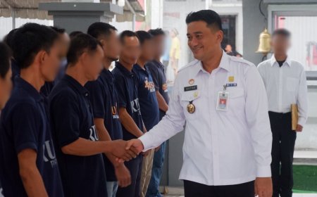 Semangat Perayaan Natal 2024, Rutan Pekanbaru Berikan Remisi Natal kepada Warga Binaan