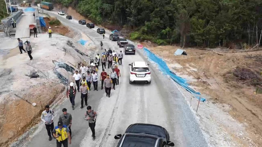 Pastikan Aktivitas Lalu lintas Lancar KA OPSDA Operasi Lilin Lancang Kuning 2024 Cek Jalan Lintas Riau Sumbar
