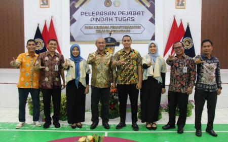 Momen Haru dan Sukacita Bercampur Pelepasan Pindah Tugas Pejabat Lapas Pekanbaru