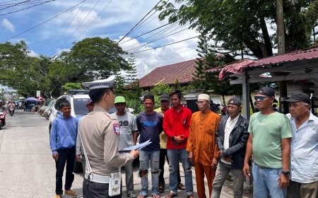 Satlantas Polres Inhil Laksanakan Dikmas Kampanye Keselamatan kepada Masyarakat