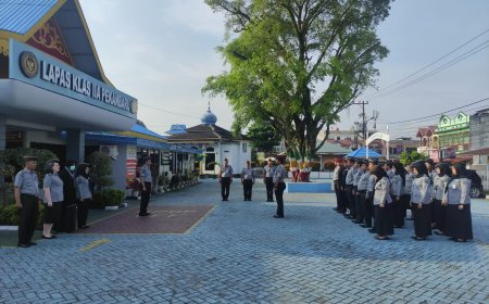 Lapas Pekanbaru Ajak Seluruh Jajaran Tingkatkan Kewaspadaan di Bulan Ramadhan