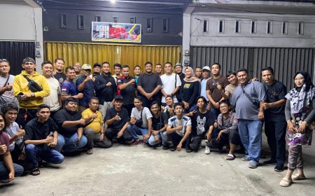 Perkuat Sinergi Polda Riau Gelar Bukber dengan Komunitas Keluarga Gojek Merah Putih