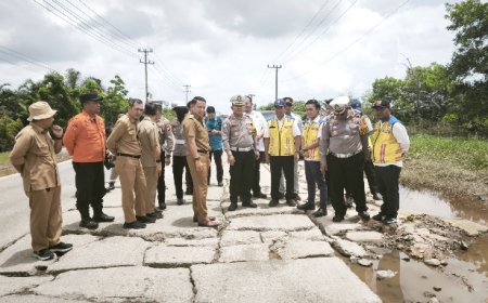 Dirlantas Polda Riau Tinjau Jalur Mudik di Pelalawan, Pastikan Keamanan Pemudik