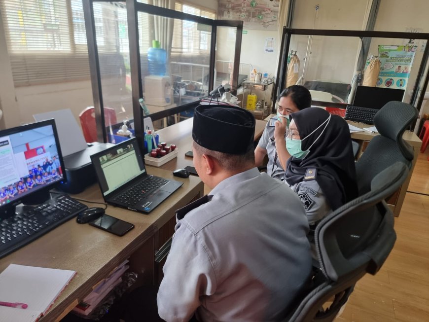Operator SDP Lapas Pekanbaru Ikuti Sosialisasi dan Bimtek Aplikasi SDP Watkesrehab