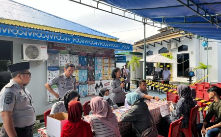 Suasana Haru dan Bahagia Selimuti Kunjungan Idul Fitri 1446 H di Lapas Pekanbaru