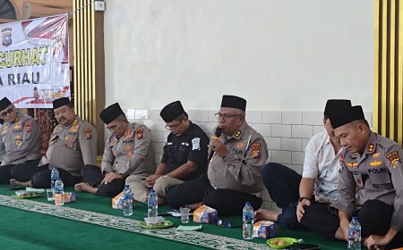Jumat Curhat Polda Riau, Serap Aspirasi dan Perkuat Silaturahmi Bersama Masyarakat