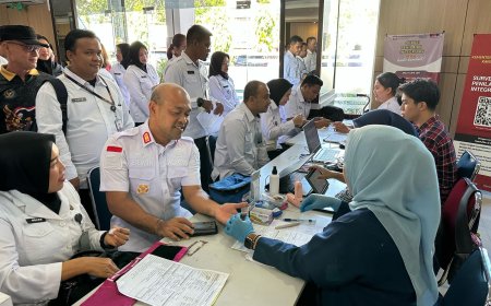 Semarak Peringatan HBP ke-61, Lapas Pekanbaru Ikuti Aksi Donor Darah