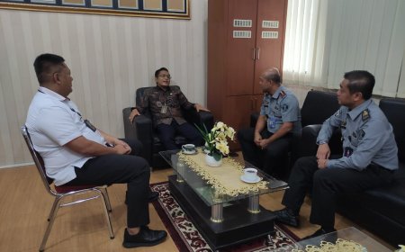 Perkuat Sinergitas, Kalapas Pekanbaru Sambangi Pengadilan Negeri Pekanbaru