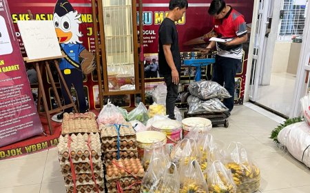 Petugas Lapas Kelas IIA lakukan Pemeriksaan Bahan Makanan WBP