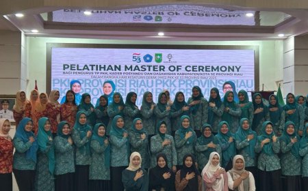 TP PKK Provinsi Riau Gelar Pelatihan Master of Ceremony