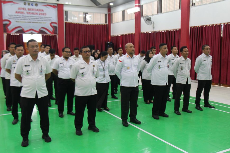 Lapas Pekanbaru Ikuti Apel Bersama dan Halal Bi Halal Secara Virtual