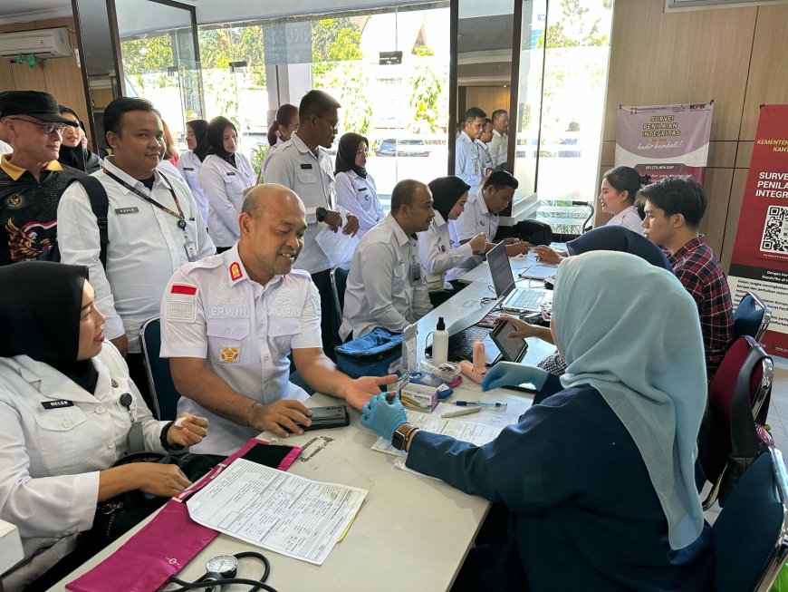 Semarak Peringatan HBP ke-61, Lapas Pekanbaru Ikuti Aksi Donor Darah