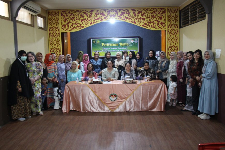 Pertemuan Rutin Dharma Wanita Persatuan Lapas Kelas IIA Pekanbaru