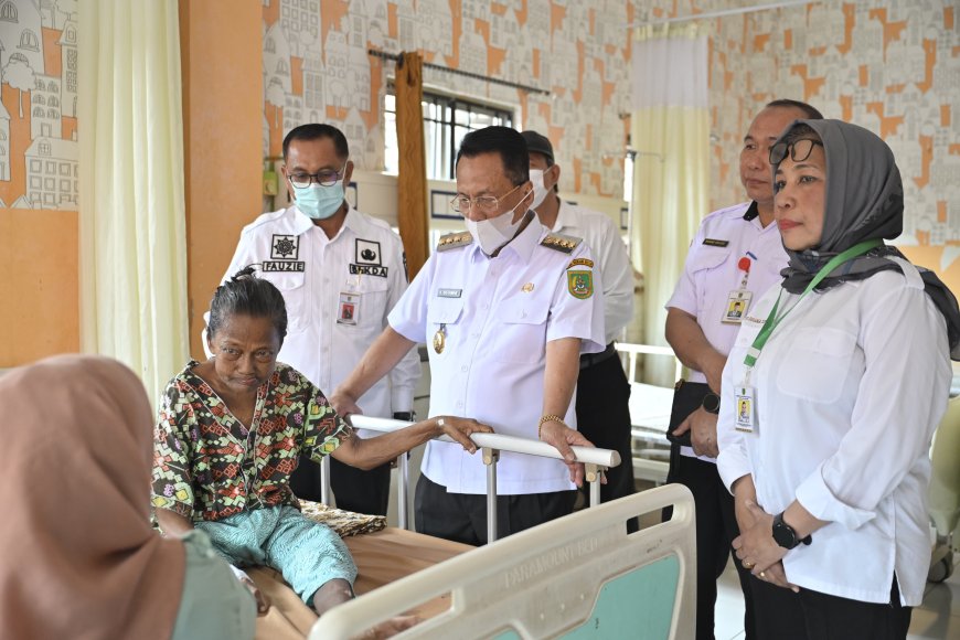 Pastikan Pelayanan, Bupati Rohil H.Bistamam Sidak RSUD Dr.Pratomo