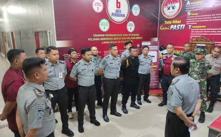 Sesuai Arahan Menteri IMIPAS, Lapas Pekanbaru Terus Intensifkan Razia Gabungan