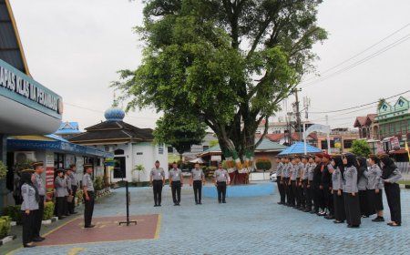Apel Pagi Lapas Kelas IIA Pekanbaru, Tekankan Integritas dan Bekerja Sesuai Dengan SOP