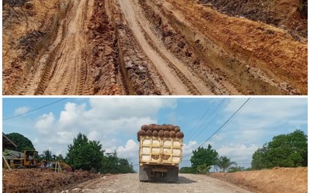 Pemprov Riau Gercep Perbaiki Jalur Selatan Kabupaten Inhu