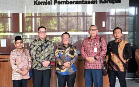 Bupati Rohil Ikuti Rapat Koordinasi Penguatan Sinergi di KPK RI