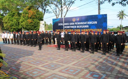 Tegaskan Komitmen, Lapas Pekanbaru Ikuti Deklarasi Zero HALINAR