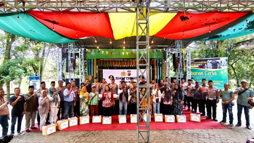 Polda Riau Gelar Program Jum'at Curhat di Alam Mayang Pekanbaru