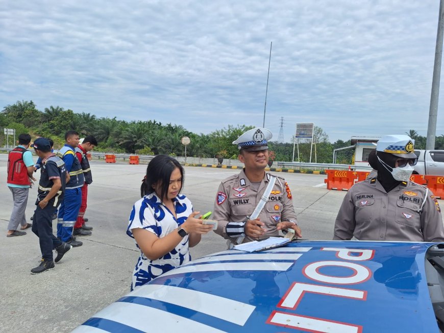 Penegakan Hukum dan Edukasi Lalu Lintas; Upaya Subdit Gakkum Cegah Kecelakaan di Jalan Tol Pekanbaru-Dumai
