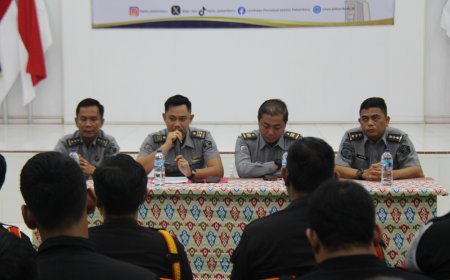 Kepala KPLP Lapas Pekanbaru Pimpin Rapat Pengamanan Perdana