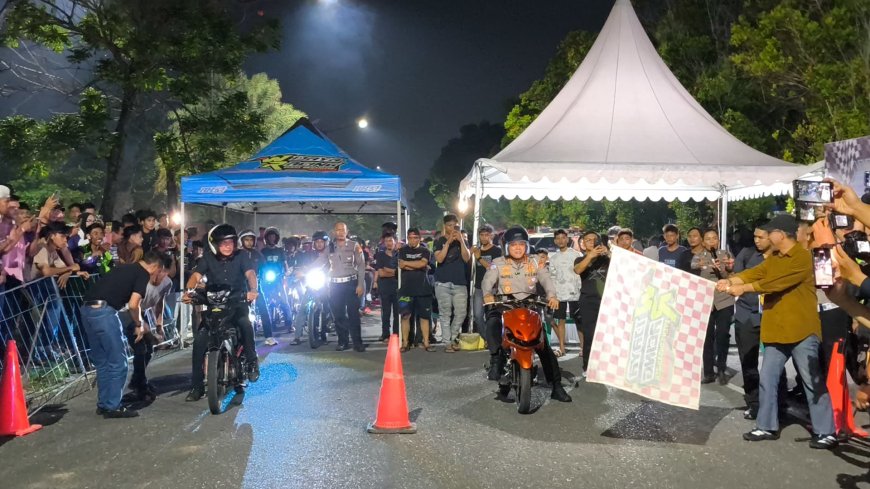 Polda Riau Resmikan Lintasan Drag Bike 200 Meter, Solusi Akhiri Balap Liar