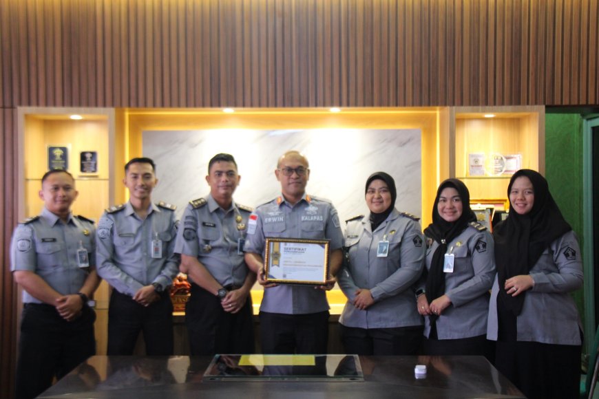 Lapas Kelas IIA Pekanbaru Raih Penghargaan IKPA Excellent dengan Nilai Sempurna Tahun 2024