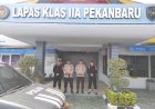 Wujudkan Sinergitas, Lapas Pekanbaru Terima Patroli Sabhara Polsek Bukit Raya