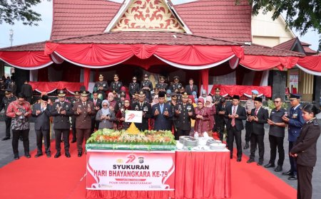 Amanat Kapolri di Upacara Hari Bhayangkara ke-79 Bangkinang:  Polri untuk Masyarakat, Mewujudkan Indonesia Maju