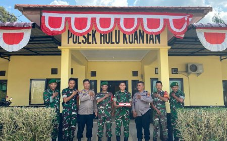 Kapolres Kuansing Apresiasi Kejutan TNI di Hari Bhayangkara ke-79
