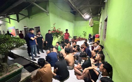 Lapas Pekanbaru Kembali Gelar Razia Gabungan dan Tes Urin Kepada Warga Binaan