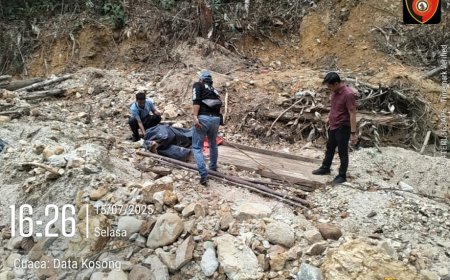 Polsek Singingi Lakukan Pengecekan Lokasi PETI di Sungai Ongau