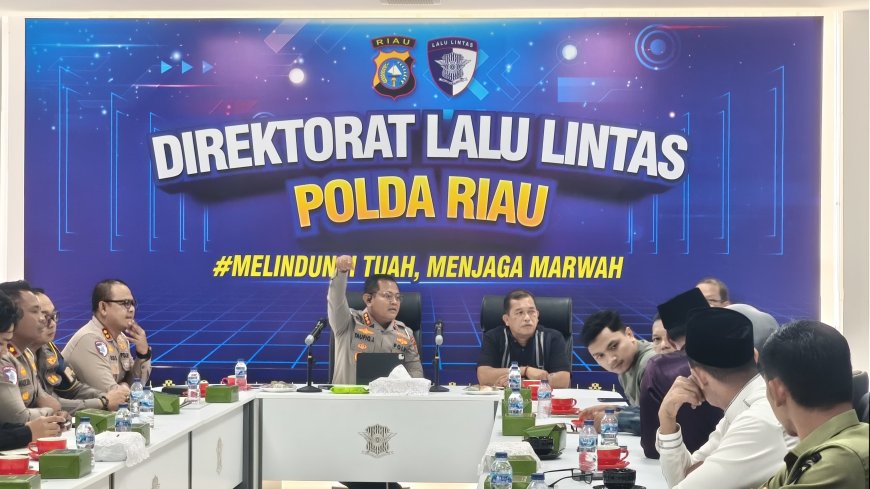 Ditlantas Polda Riau Sosialisasikan Rute Bhayangkara Run 2025