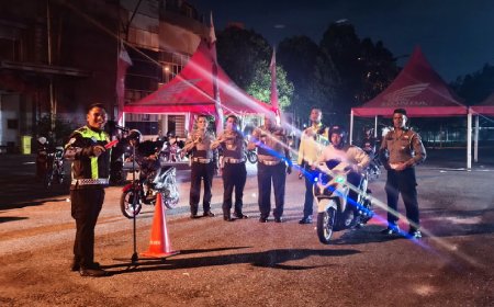 Ditlantas Polda Riau Gelar Event Dragbike Session 2 di Sport Center Rumbai
