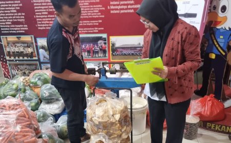 Petugas Lapas Pekanbaru Rutin Melakukan Pemeriksaan Bahan Makanan WBP