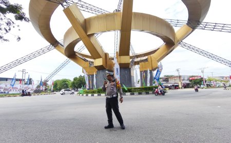 Dirlantas Polda Riau Turun Lapangan Pastikan Kelancaran Lalulintas Festival Pacu Jalur
