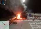 PJR Riau Amankan Kejadian Kebakaran Kendaraan di KM 10 Tol Pekanbaru–Bangkinang