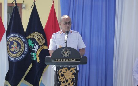 Kakanwil Ditjenpas Riau Resmikan Cetiya Dharma Bakti Lapas Pekanbaru