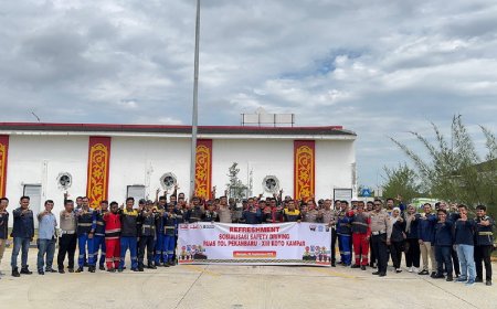 Dirlantas Polda Riau Dorong Edukasi Keselamatan dan Green Policing di Tol Pekanbaru–XII Koto Kampar