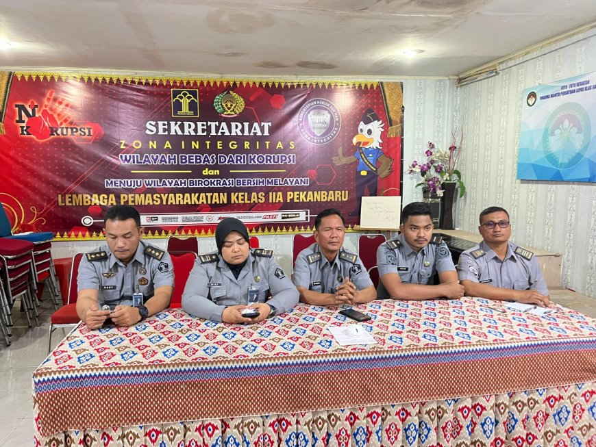 Dorong Akselerasi Kemenimipas, Kakanwil Ditjenpas Riau Tekankan Integritas ASN