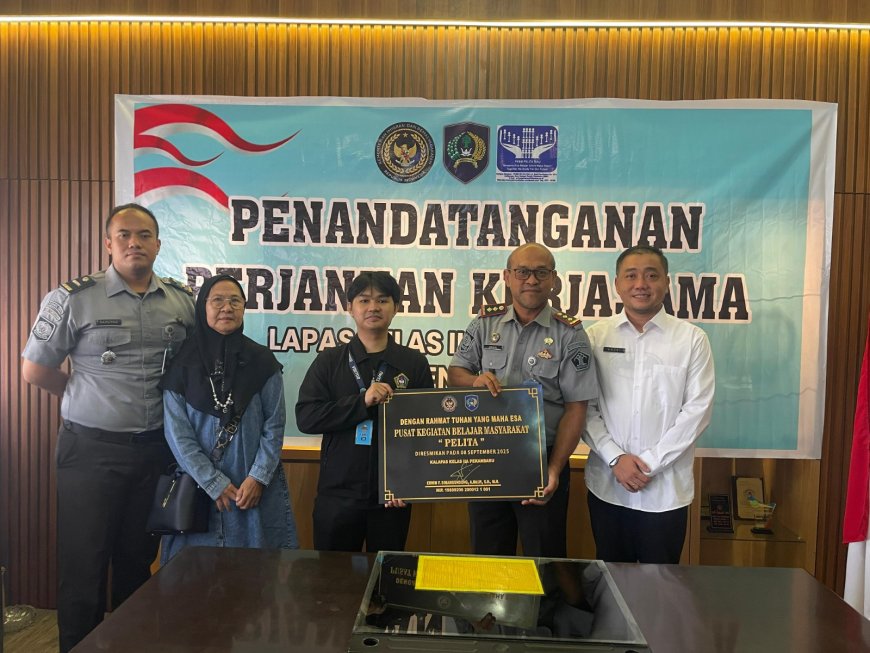 Lapas Pekanbaru Resmikan Program Pendidikan bagi WBP Melalui PKBM Pelita Riau
