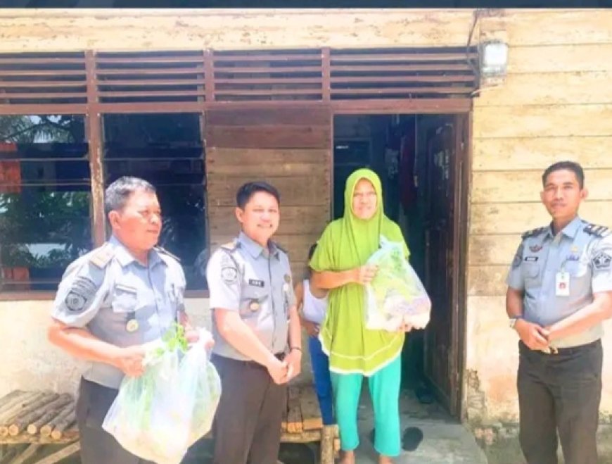 Lapas Narkotika Rumbai Gelar Bakti Sosial Kepada Keluarga WBP dan Warga Sekitar