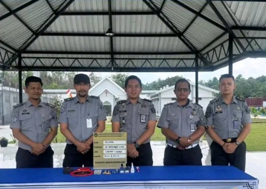 Lapas Narkotika Rumbai Kembali Laksanakan Razia Rutin Blok Hunian