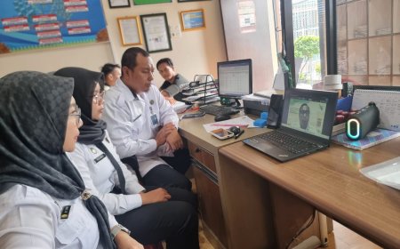 Lapas Pekanbaru Ikuti Rapat Koordinasi Pembaruan Tim ULD dan Monitoring Data Penyandang Disabilitas