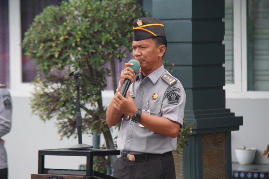 Apel Pagi Lapas Kelas II A Pekanbaru, Tingkatkan Semangat dan Integritas